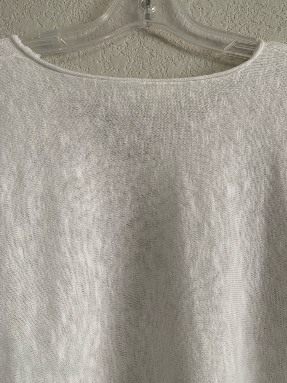 Eileen Fisher Sweater Womens L Linen Oversized Lightweight Semi Sheer Lagenlook - Picture 9 of 16
